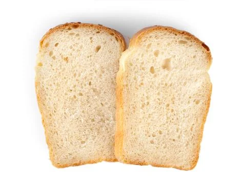 Slices of bread Stock Photos