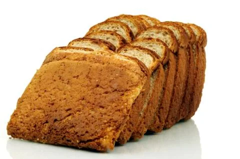 Slices of bread Stock Photos