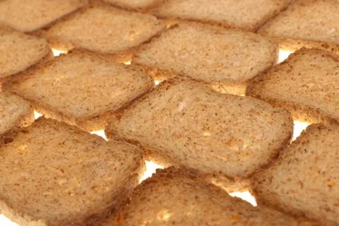 Slices of bread Stock-Fotos