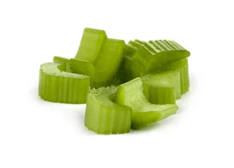 Slices of celery 스톡 사진