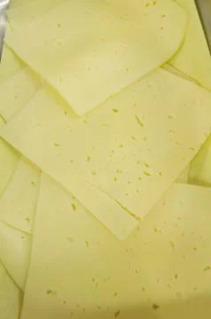 Slices of Cheese Stock Photos