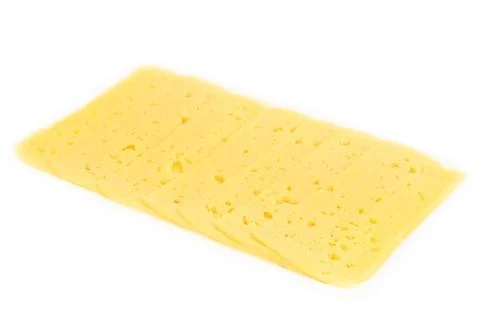 Slices of cheese Stock Photos