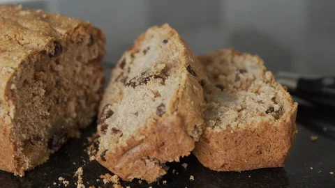 Slices of Dorset Apple Cake Video stock 129232641