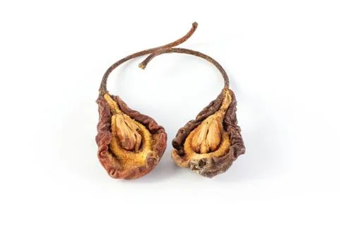 Slices of dried pears Stock Photos