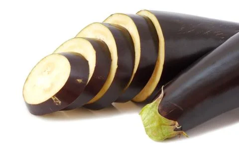 Slices of eggplants Stock-Fotos