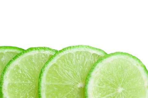 Slices of Lemon Frame Stock Photos