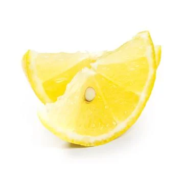 Slices of lemon Stock Photos