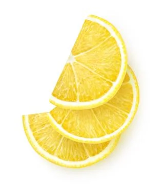 Slices of lemon Stock Photos