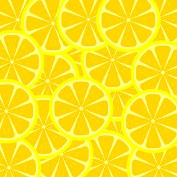 Slices of lemon texture Stock-Illustration
