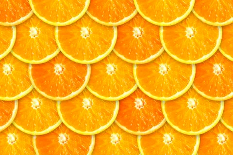 Slices of oranges Stock Photos