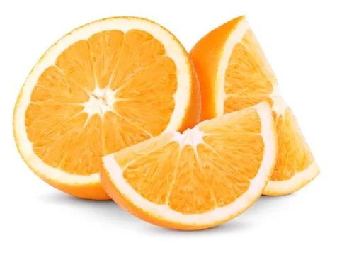 Slices Oranges Stock Photos