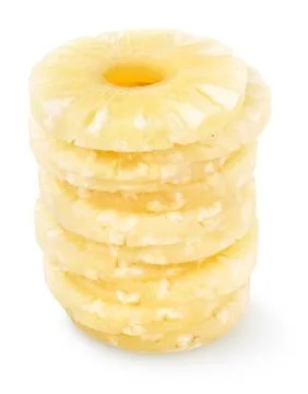 Slices of pineapple Stock Photos