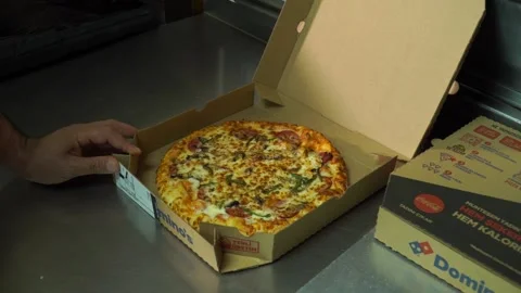 Slices pizza Stock Footage 187174312