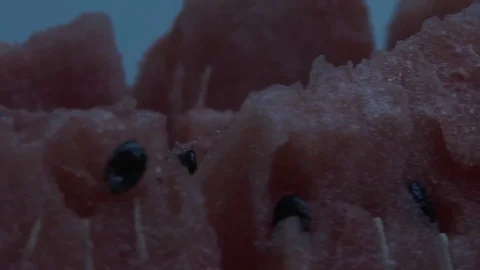 Slices of red watermelon 스톡 동영상 78906787