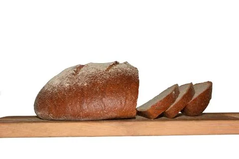 Slices of rye bread Fotos de archivo