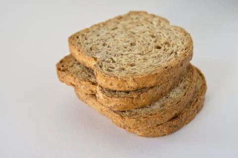 Slices of sliced bread Stock Photos