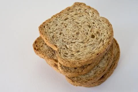 Slices of sliced bread Stock Photos