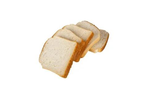 Slices of Toast Bread Stock Photos