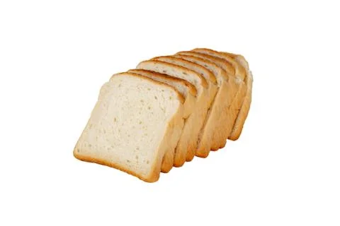 Slices of Toast Bread Stock Photos