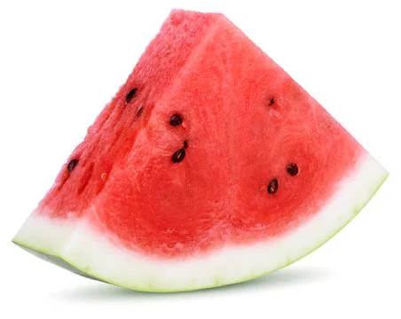 Slices of watermelon Stock Photos