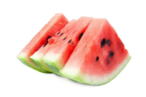 Slices of watermelon Stock Photos