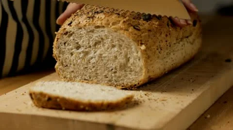 Slicing Bread 스톡 동영상 10925688