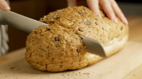 Slicing Bread Video stock 10926106