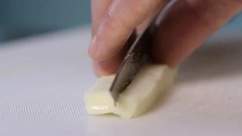 Slicing cheese Stock-Footage 77046425