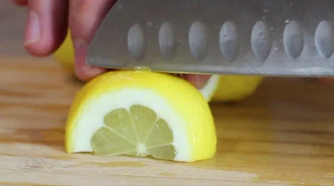 Slicing Lemons 動画素材 24708669