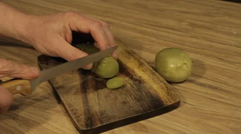 Slicing products 스톡 동영상 59557960