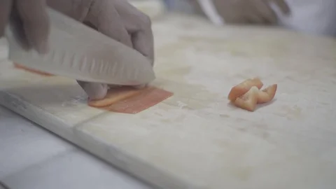 Slicing Red Bell Pepper Stock Footage 108002978