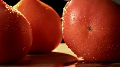 Slicing tomatoes   Video stock 3577552
