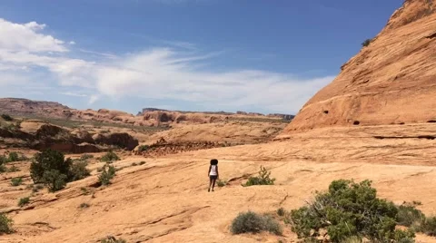 Slick red rock Video stock 65067548