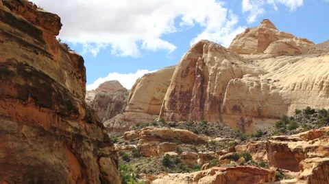 Slickrock of Capitol Reef Stock Footage 5717145