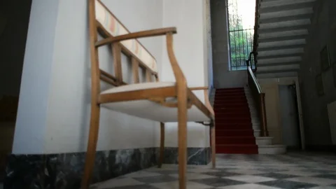SLIDE 3 ABANDONED HOUSE IN TUSCANY Stock Footage