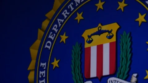 Slide Across FBI Computer Screen Stock Footage 97715160