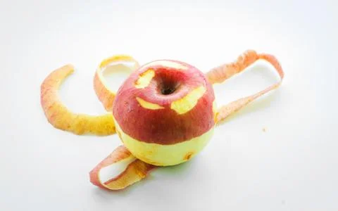 Slide apple skin 写真素材