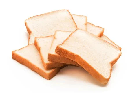 Slide bread, slide white bread ,whole wheat with whole grain bread. Stock Photos