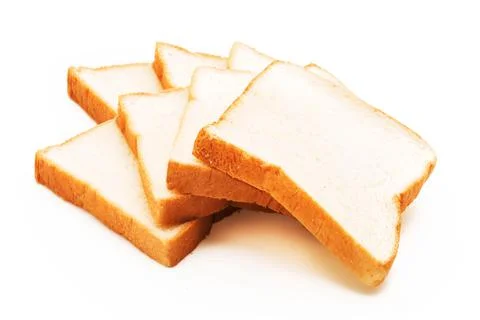 Slide bread, slide white bread ,whole wheat with whole grain bread. 库存照片