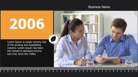 Slide Company Timeline Stock After Effects