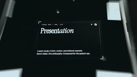 Slide creation and editing tool Stock Footage 334940447