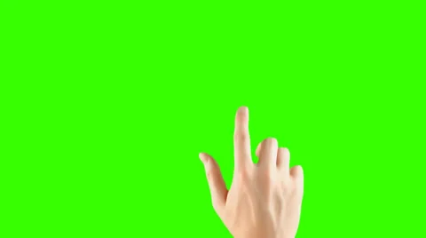 SLIDE DOWN Hand Gesture For Tablets And Smartphones On Green Screen Ipad Iphone Stock Footage 68442500