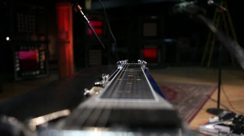 Slide guitar Stock Footage 62998671
