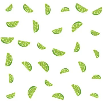 Slide of lemon icon cartoon pattern wallpaper background Stock Illustration