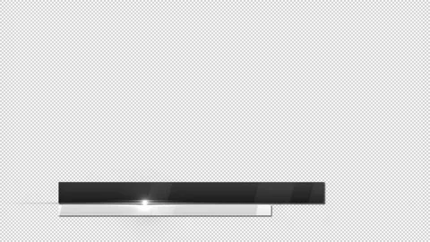 Slide Lower Third Black Stock-Footage 158672546