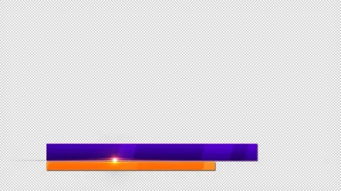 Slide Lower Third Purple Stock-Footage 158672552