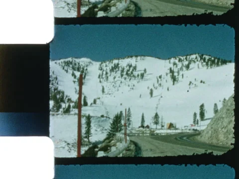 Slide Mountain Nevada 1966 Ski Area Wide 1 스톡 동영상 306994397