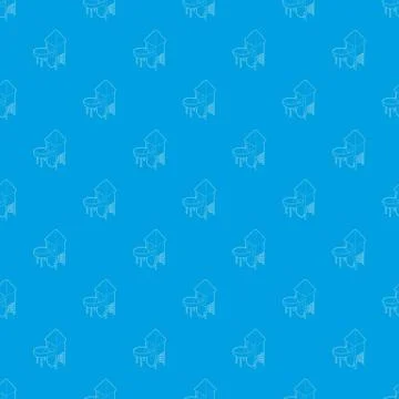 Slide pipe pattern vector seamless blue Stock Illustration