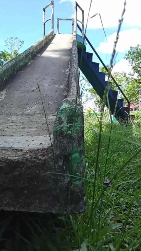 Slide at the playground Stock Footage 324890235