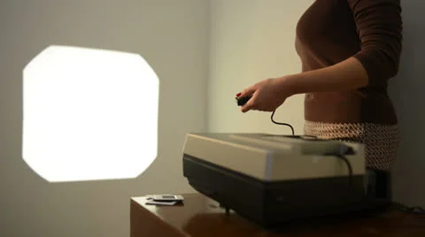 Slide Projector Stock Footage 23029074